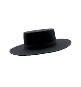 -SOMBRERO CORDOBES ALA ANCHA ESPECIAL 56 COLOR NEGRO