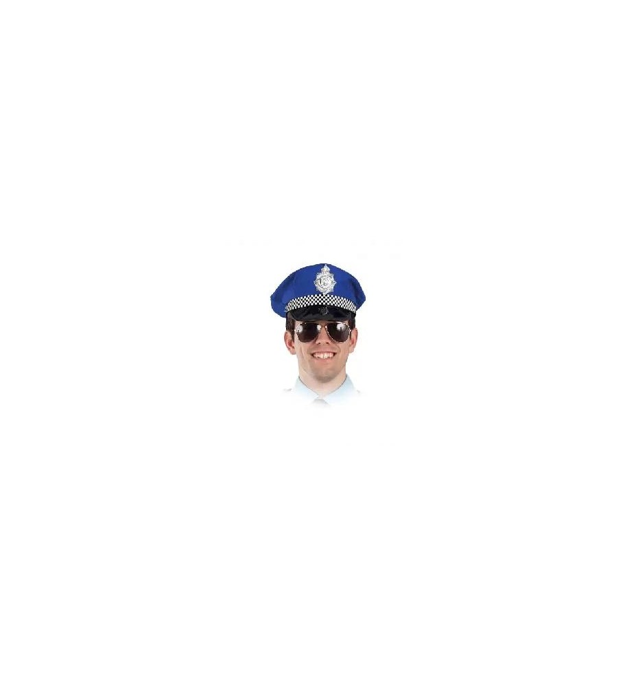 -GORRA DE POLICIA AZUL