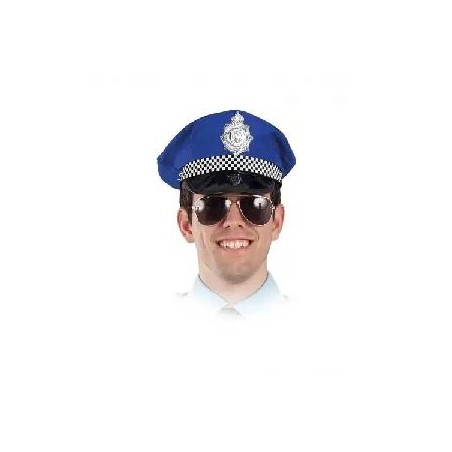 -GORRA DE POLICIA AZUL