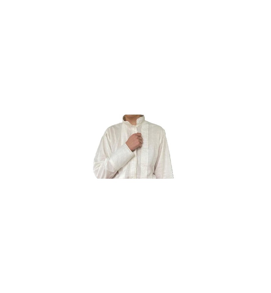 -CAMISA LINO LORZAS BEIGE 3XL
