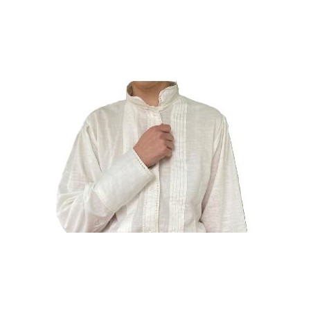 -CAMISA LINO LORZAS BEIGE 3XL