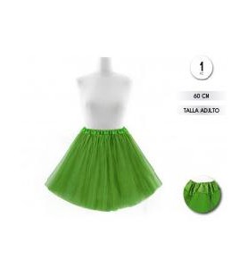 -TUTU VERDE ADULTO 60 CM
