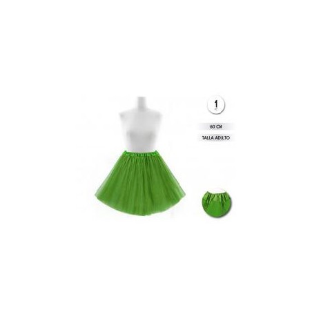 -TUTU VERDE ADULTO 60 CM