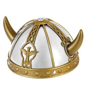 -CASCO VIKINGO CON CUERNOS
