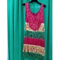 -VESTIDO MUJER FLECOS