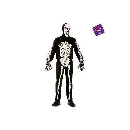 -DISFRAZ ESQUELETO HOMBRE M-L