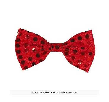 -PAJARITA LENTEJUELAS ROJA 11CM