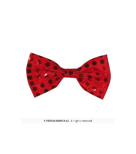 -PAJARITA LENTEJUELAS ROJA 11CM