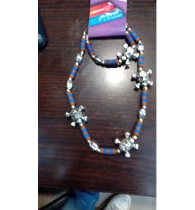 -COLLAR Y PULSERA CALAVERAS PIRATA