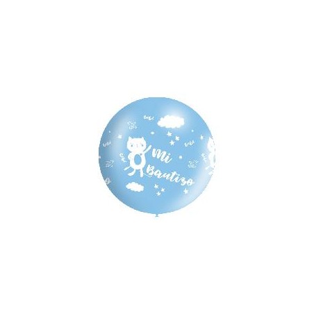-GLOBO "MI BAUTIZO" AZUL 276 CM