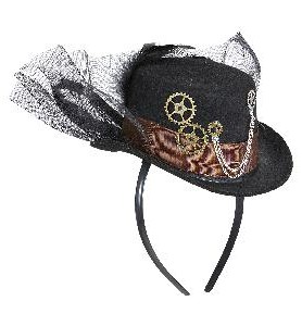 -DIADEMA MINI CHISTERA STEAMPUNK