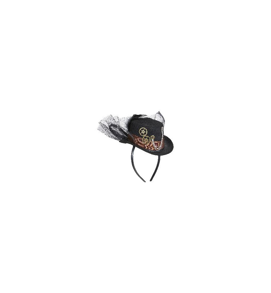 -DIADEMA MINI CHISTERA STEAMPUNK