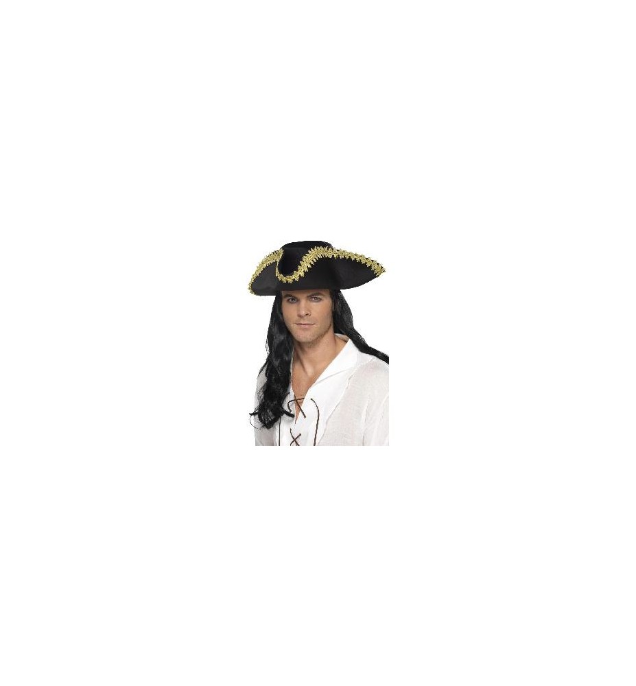 -SOMBRERO PIRATA NEGRO