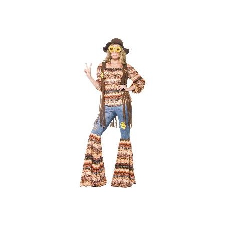 -DISFRAZ HIPPIE MUJER XL
