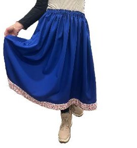 -FALDA REGIONAL AZÚL XL