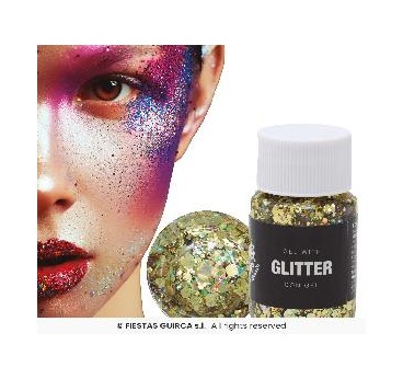 -GEL CON GLITTER ORO
