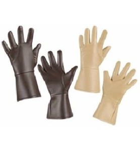 -GUANTES NEGROS SÍMILPIEL