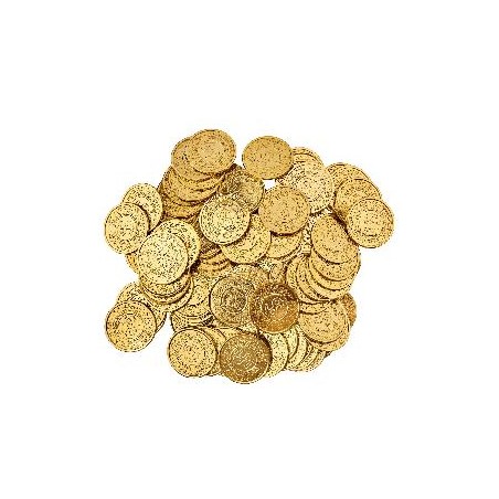 -BOLSA 100 MONEDAS DE ORO