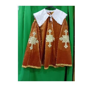 -CAPA TABARDO MOSQUETERO MARRON XXXL