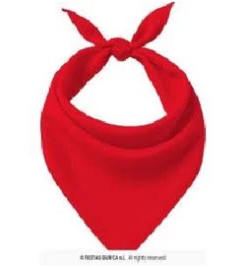 -PAÑUELO ROJO "FIESTAS"