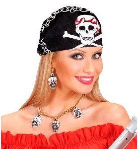 -PAÑUELO PIRATA SKULLS BANDANA