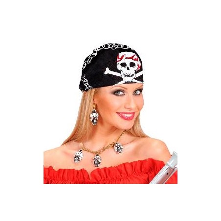 -PAÑUELO PIRATA SKULLS BANDANA