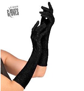 -GUANTES LARGOS DE ELASTANO 40 CM