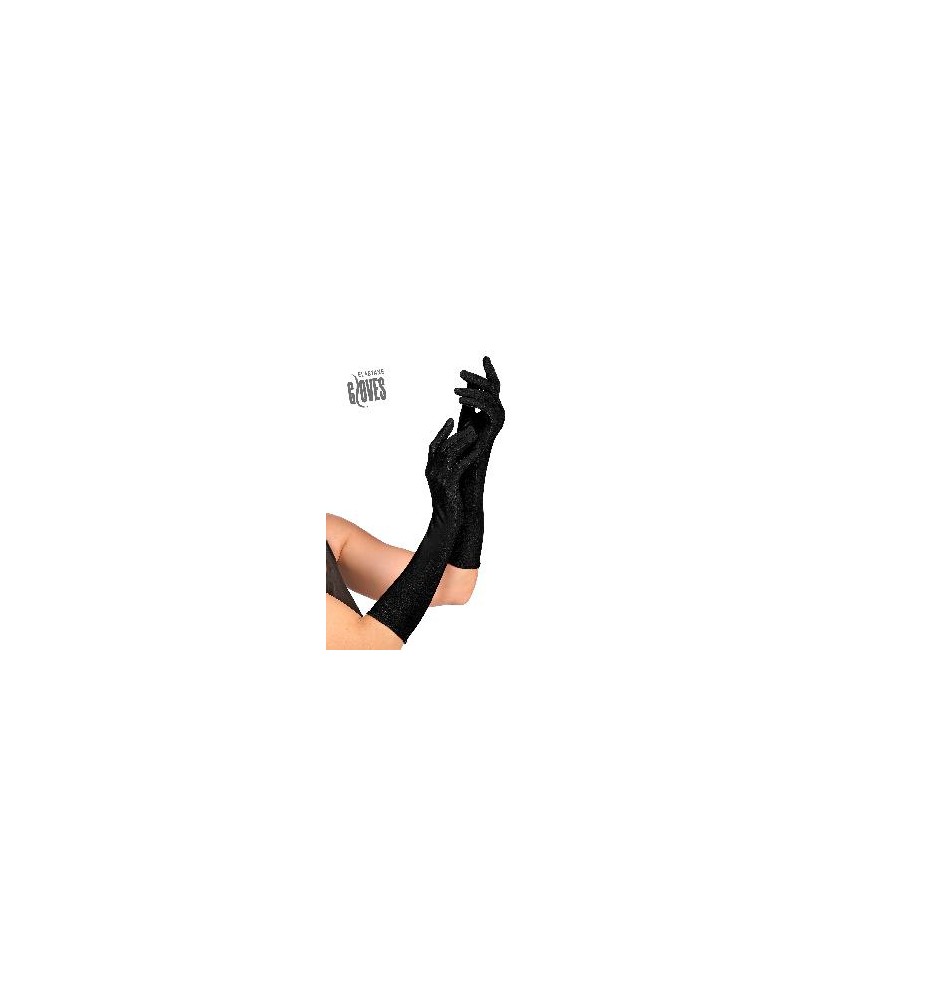-GUANTES LARGOS DE ELASTANO 40 CM