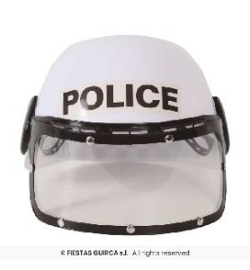 -CASCO POLICIA RIOT BLANCO
