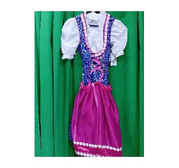 -VESTIDO TIROLESA FUCSIA 36