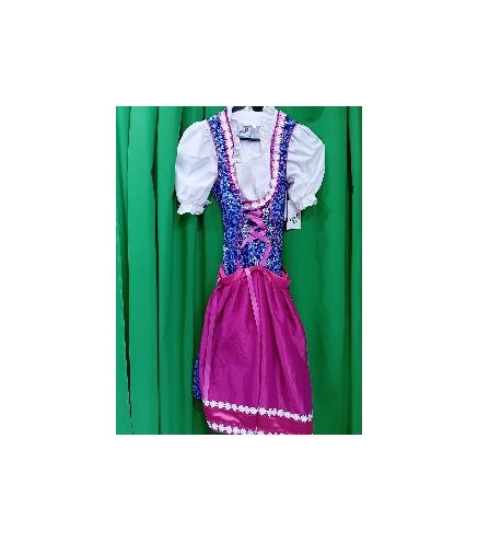 -VESTIDO TIROLESA FUCSIA 36