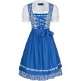 -VESTIDO TIROLESA AZUL 36