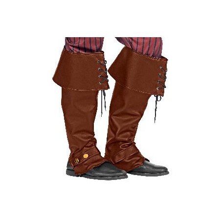 -CUBREBOTAS MARRONES PIEL SINTÉTICA