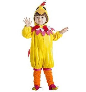 -DISFRAZ GALLINA 7-9 AÑOS