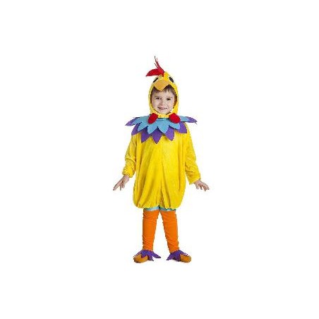 -DISFRAZ GALLINA 1-2 AÑOS