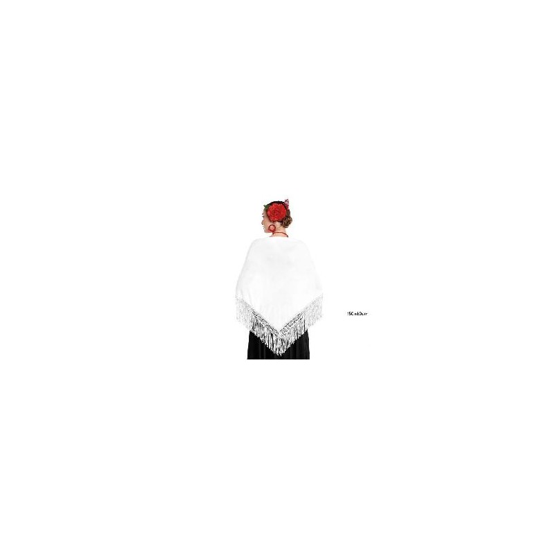-MANTON LISO PEQUEÑO BLANCO