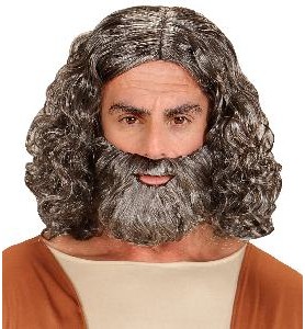 -PELUCA Y BARBA BÍBLICA EN CAJA