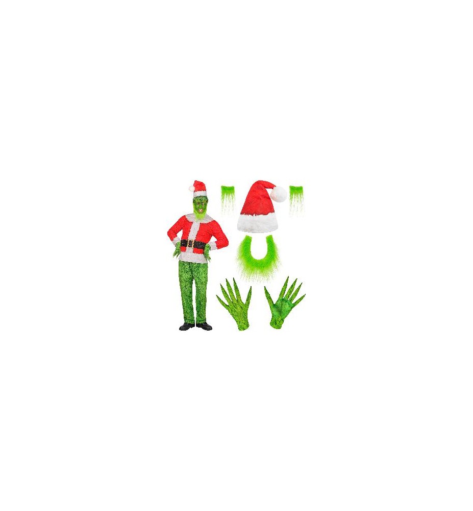 -DISFRAZ GRINCH DE NAVIDAD FAST COSTUME 2XL