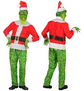 -DISFRAZ GRINCH DE NAVIDAD FAST COSTUME XL