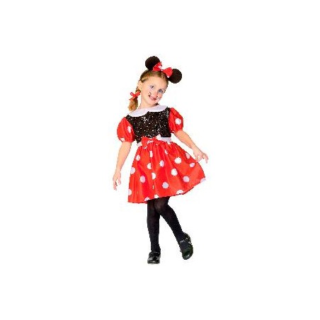 -DISFRAZ RATITA MINNIE 4-5 AÑOS