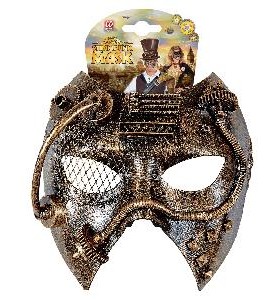-MÁSCARA STEAMPUNK COBRE