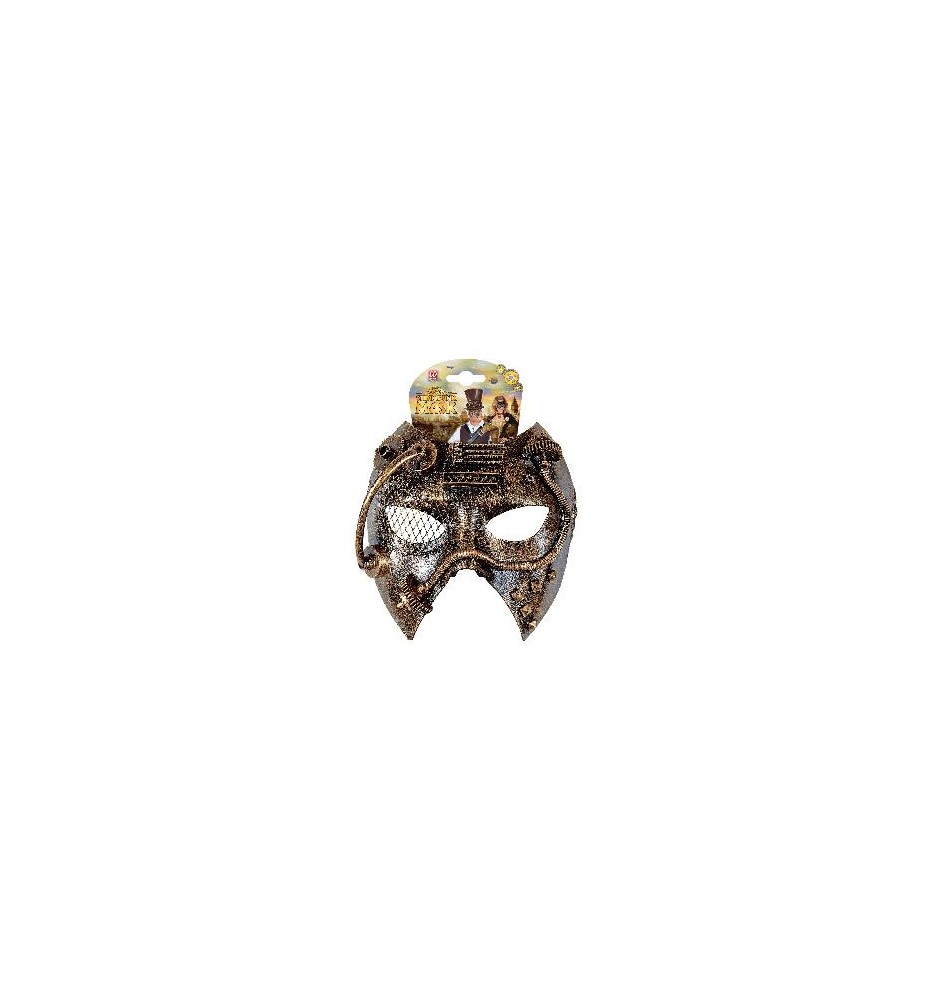 -MÁSCARA STEAMPUNK COBRE
