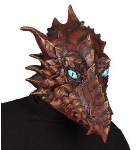 -MÁSCARA DRAGÓN CABEZA COMPLETA