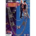 -COLLAR PUNK CON HUESOS Y CALAVERAS
