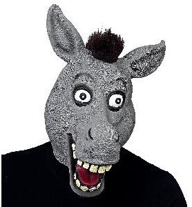 -MÁSCARA CABEZA COMPLETA BURRO OJAZOS