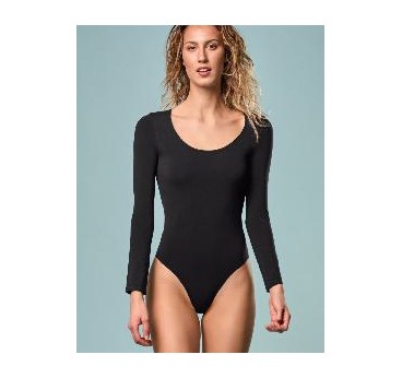 -BODY MANGA LARGA NEGRO 44