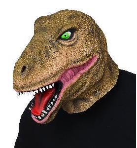 -MÁSCARA CABEZA COMPLETA TIRANOSAURO T-REX