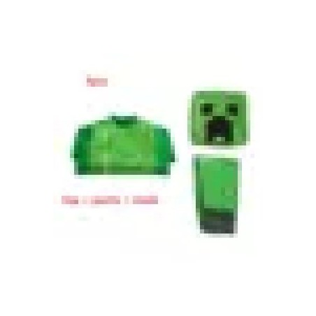 -DISFRAZ MINECRAFT VERDE 8-10