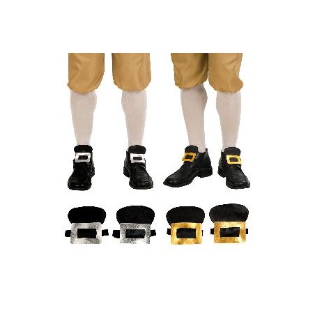 - HEBILLAS PARA ZAPATOS SÍMILPIEL PLATEADA