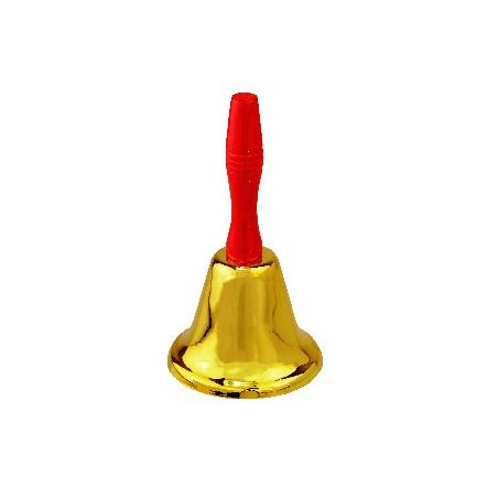 -MAXI CAMPANA PAPÁ NOEL EN METAL 20 CM